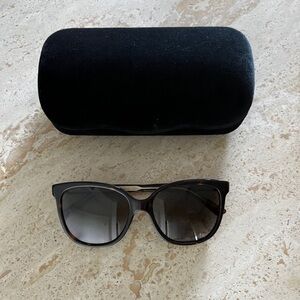 Gucci brown tortoise round sunglasses GG0507S
